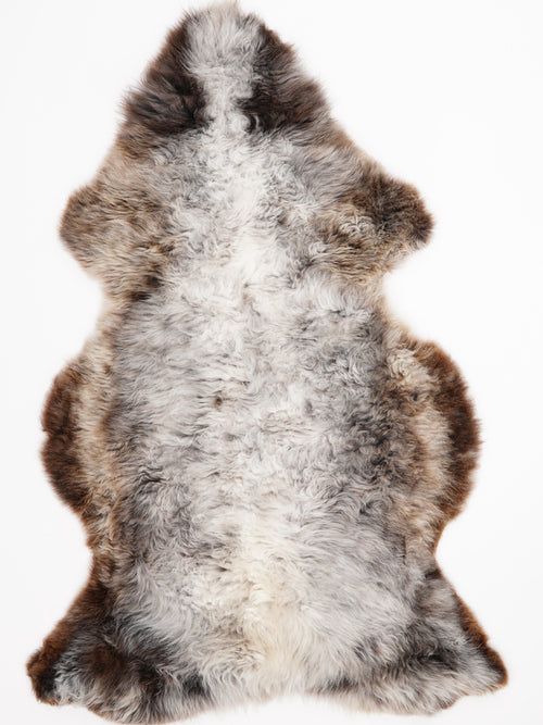 British Multicolour Sheepskin Rug XXL