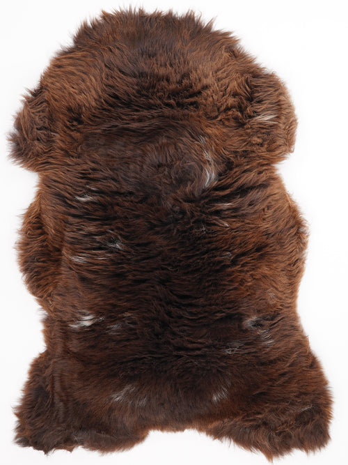 Brown Sheepskin Rug L
