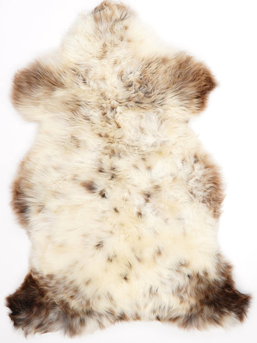 British Multicolour Sheepskin Rug L