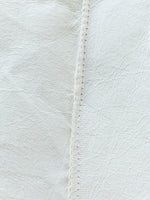 White Stitched Sheepskin Rug XXXXL