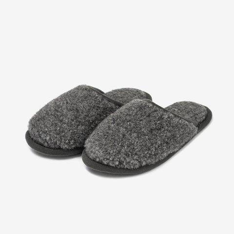 Merino Wool Slippers “Granite”