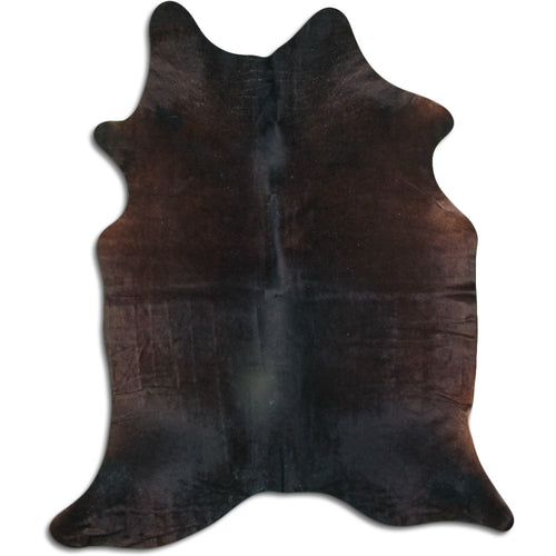 Brown Cowhide Rug L