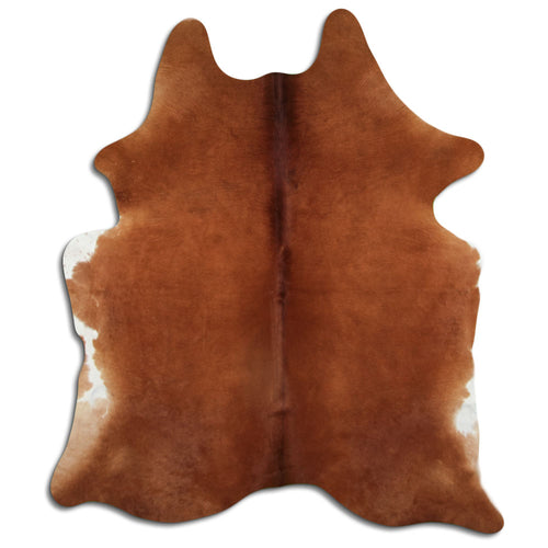 Brown Cowhide Rug L
