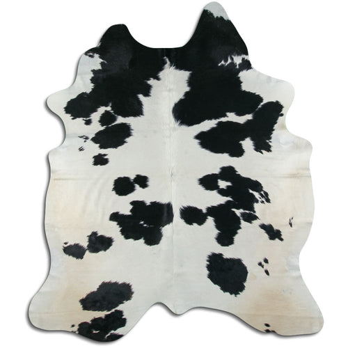 Black & White Cowhide Rug XXL