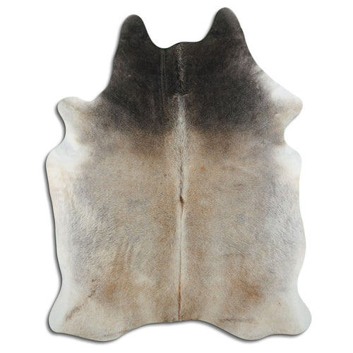 Tan Grey Cowhide Rug XXL