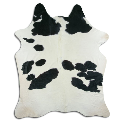 Black & White Cowhide Rug XL
