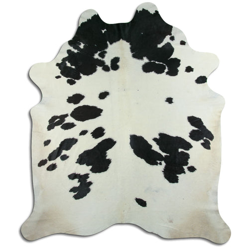 Black & White Cowhide Rug XXXL