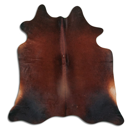Brown Cowhide Rug L