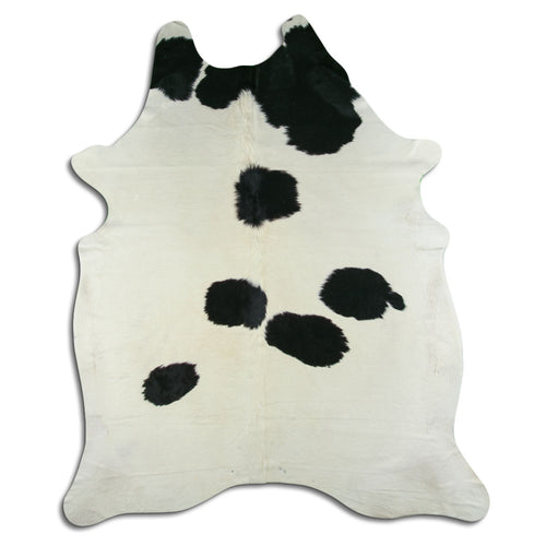 Black & White Cowhide Rug XXL