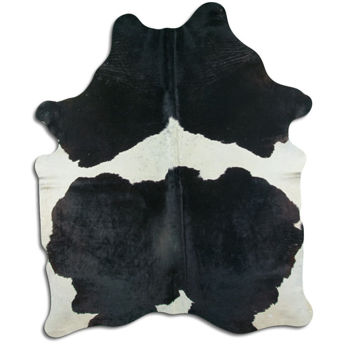 Black & White Cowhide Rug XXL