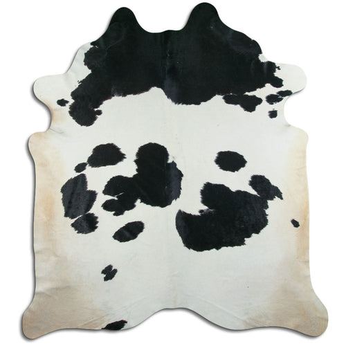 Black & White Cowhide Rug XXXL