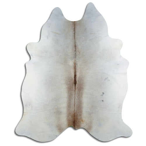 Tan Grey Cowhide Rug XXL