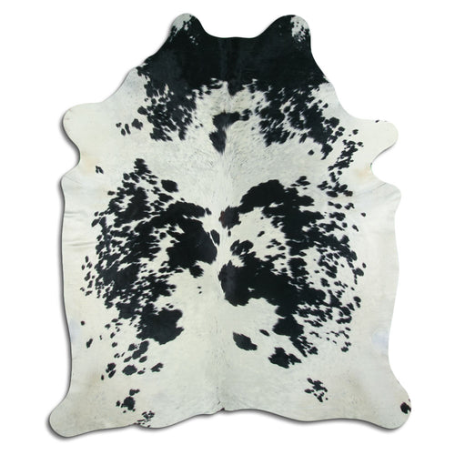 Black & White Cowhide Rug XXL