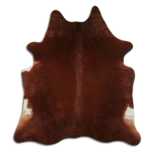 Brown Cowhide Rug L