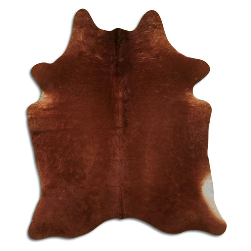 Brown Cowhide Rug L