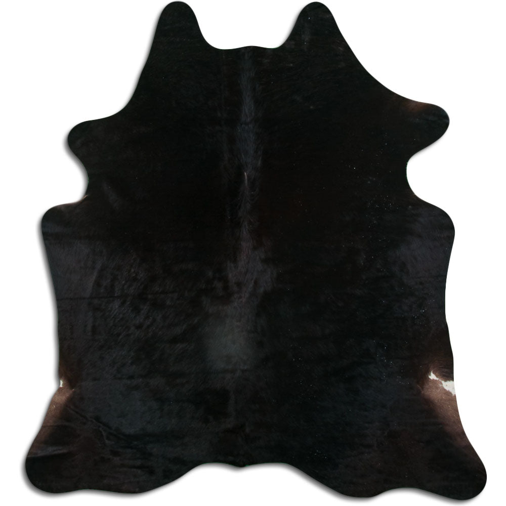 Brown Cowhide Rug L