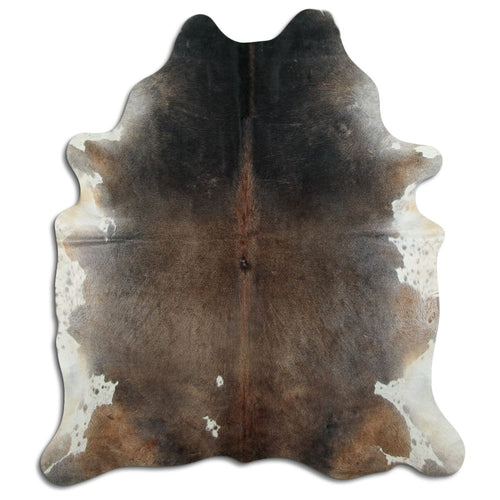 Tan Grey Cowhide Rug XXL