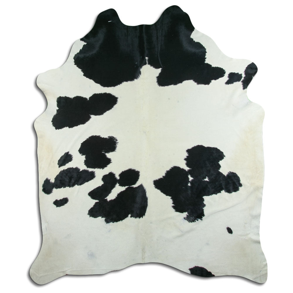 Black & White Cowhide Rug XXL