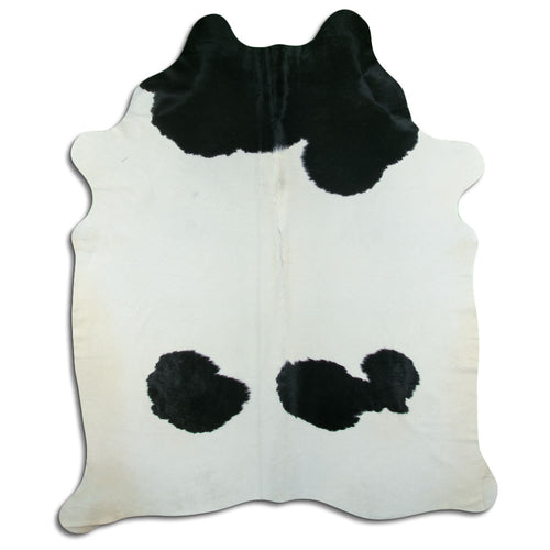 Black & White Cowhide Rug XXL
