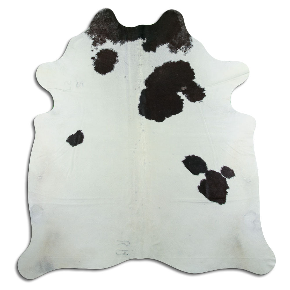 Black & White Cowhide Rug XXL