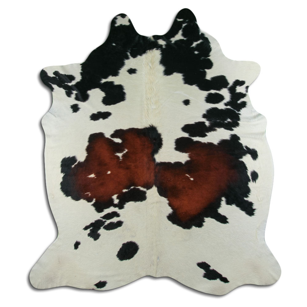 Tricolor Cowhide Rug XXL