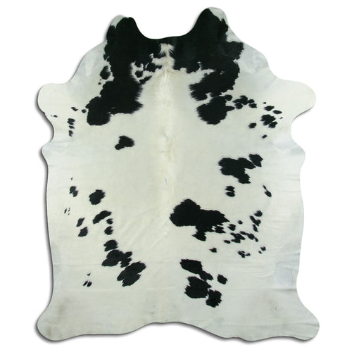 Black & White Cowhide Rug XXL