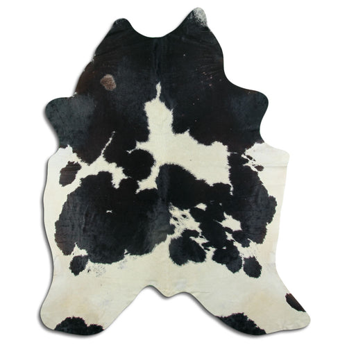 Black & White Cowhide Rug XXL