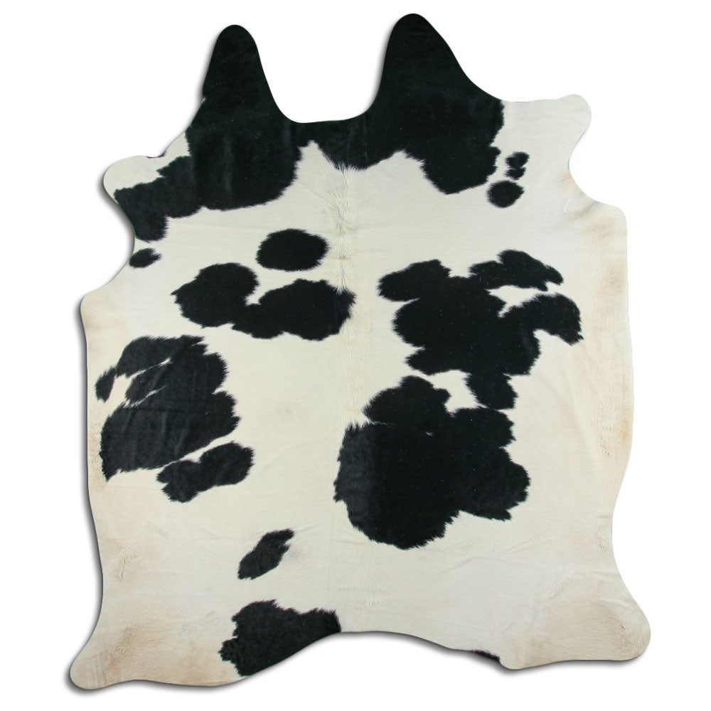 Black & White Cowhide Rug XXXL