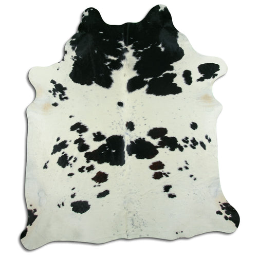 Black & White Cowhide Rug XXL