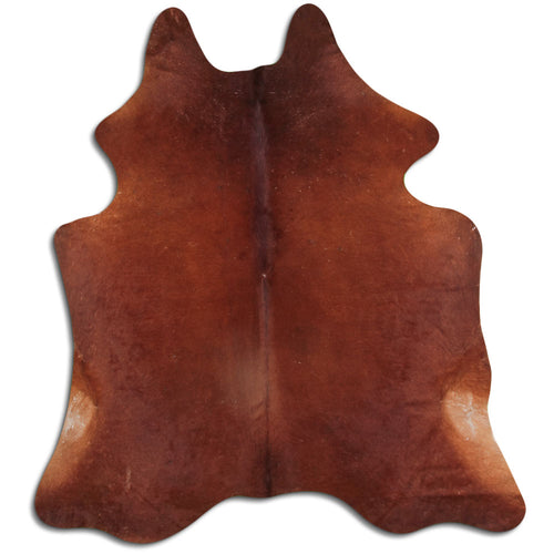 Brown Cowhide Rug L