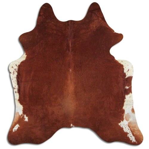 Brown Cowhide Rug L