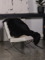 Icelandic Black Sheepskin Rug