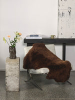 Brown Sheepskin Rug