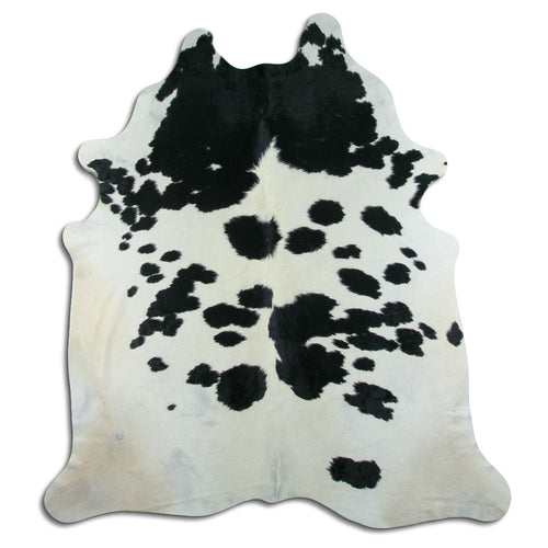 Black & White Cowhide Rug XXL