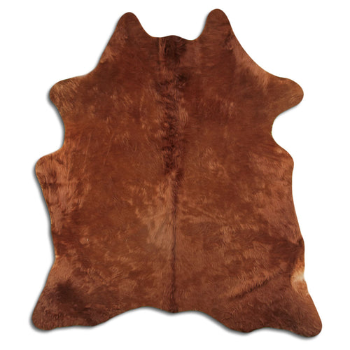 Brown Cowhide Rug M