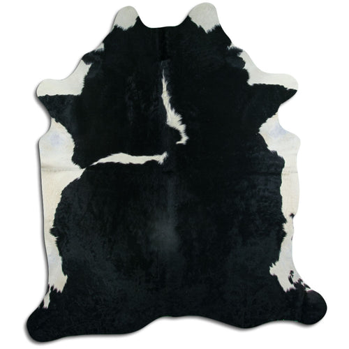 Black & White Cowhide Rug XXL