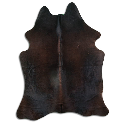 Brown Cowhide Rug L