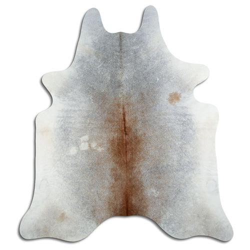 Tan Grey Cowhide Rug XL