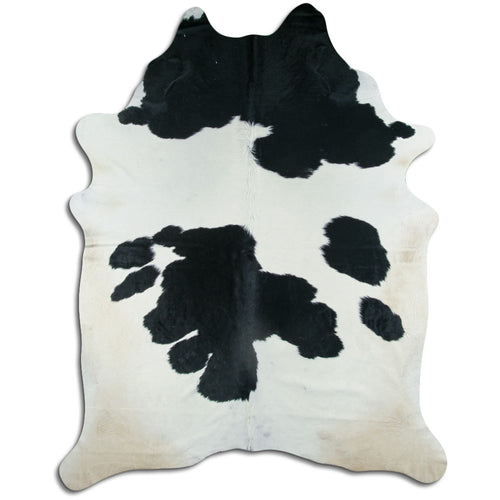 Black & White Cowhide Rug XXXL