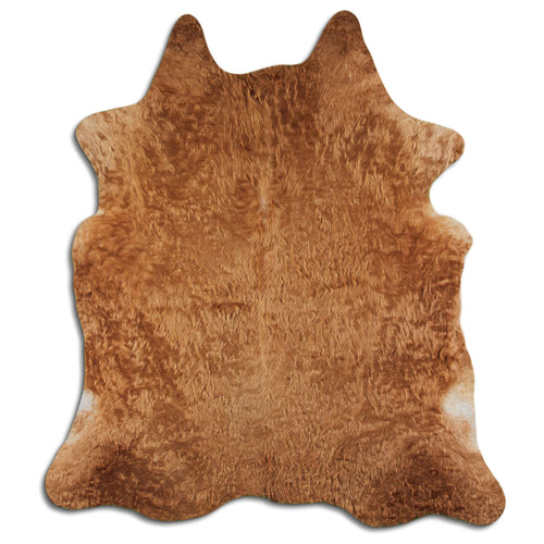 Brown Cowhide Rug L