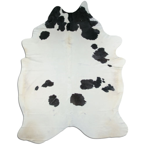Black & White Cowhide Rug XXXL