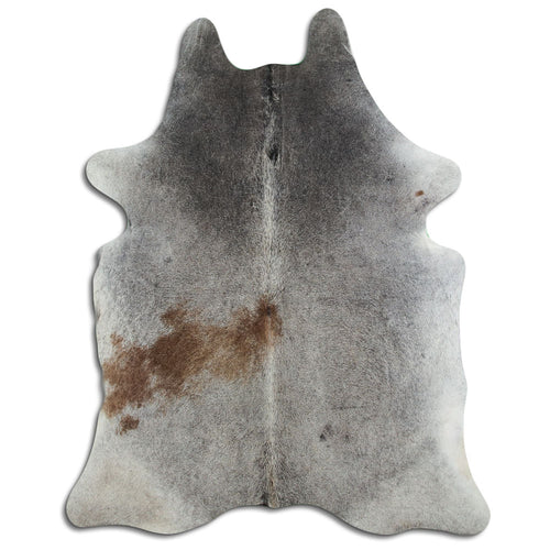 Tan Grey Cowhide Rug XL