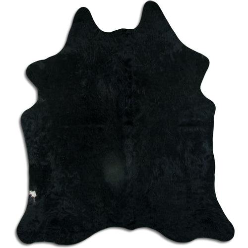 Black Cowhide Rug XL