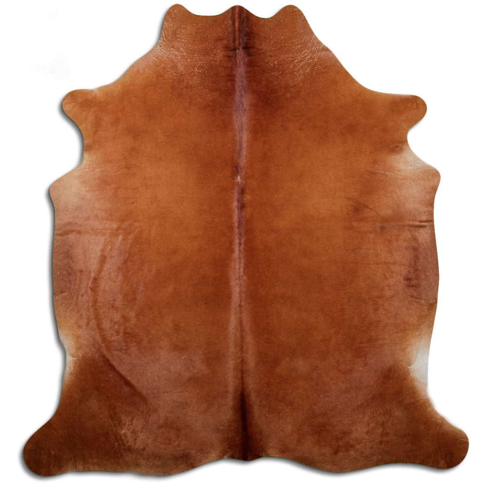 Brown Cowhide Rug L