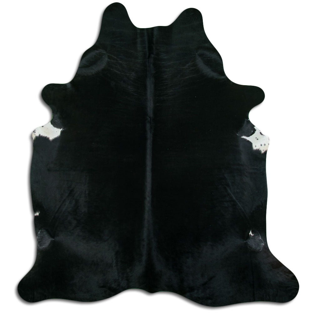 Black Cowhide Rug XL