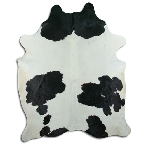 Black & White Cowhide Rug XXL