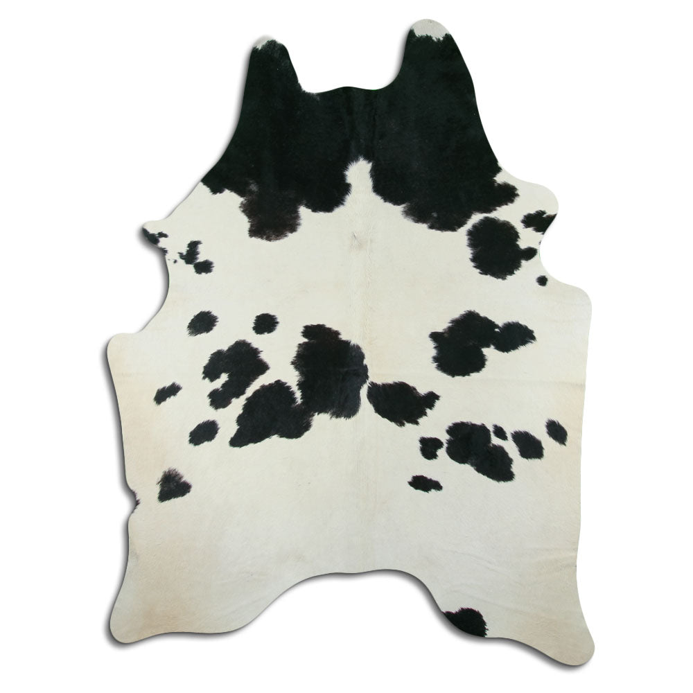 Black & White Cowhide Rug XXL