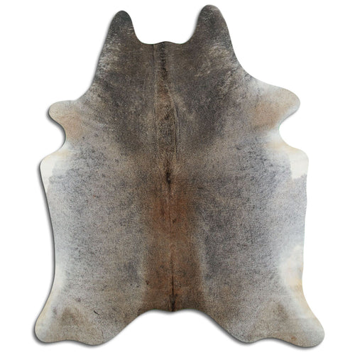 Tan Grey Cowhide Rug L