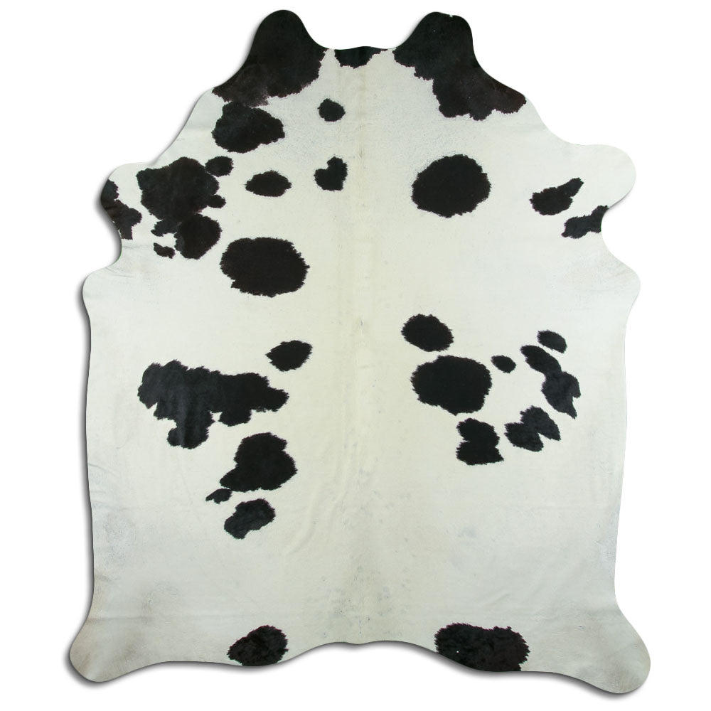 Black & White Cowhide Rug XXXL