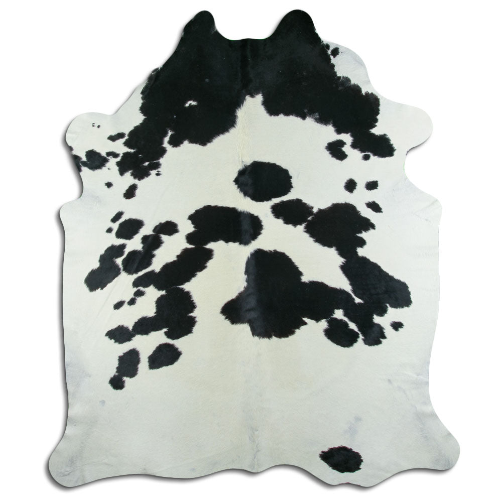 Black & White Cowhide Rug XXL
